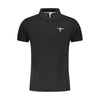 Tricou polo negru din bumbac Accademia Militare