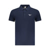 Tricou polo din bumbac albastru Accademia Militare