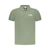 Tricou polo din bumbac verde Accademia Militare