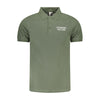 Tricou polo din bumbac verde Accademia Militare
