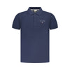 Tricou polo din bumbac albastru Accademia Militare