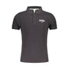 Tricou polo negru din bumbac Accademia Militare