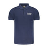 Tricou polo din bumbac albastru Accademia Militare