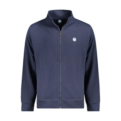 North Sails Blue Cotton Men Sweater