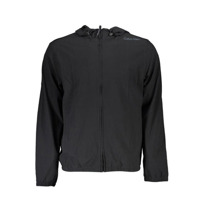 Calvin Klein Black Polyester Men Sweatshirt