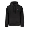 Tommy Hilfiger Black Cotton Men Sweater with Hood