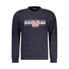 Napapijri Blue Cotton Men Sweater