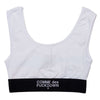 Comme Des Fuckdown White Cotton Women Top
