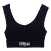 Comme Des Fuckdown Black Cotton Women Top