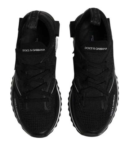 Dolce & Gabbana Black SORRENTO Sport Stretch Sneakers Shoes
