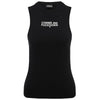 Comme Des Fuckdown Black Cotton Women Tank Top