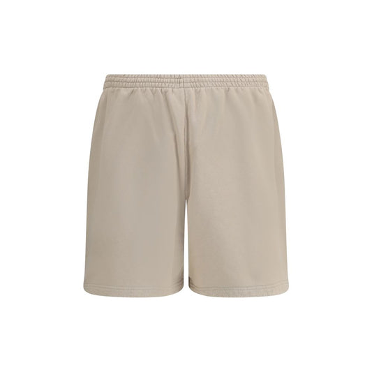 Balenciaga Beige Cotton Bermuda Shorts