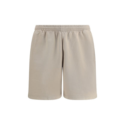 Balenciaga Beige Cotton Bermuda Shorts