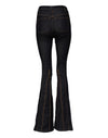 Dolce & Gabbana Black Cotton Mid Waist Bootcut Denim Jeans