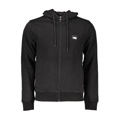 Cavalli Class Black Cotton Men Sweater