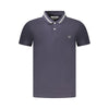 Tricou polo Guess Jeans albastru din bumbac