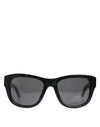Dolce & Gabbana Black Leather Frame DG4177 Tinted Lens Sunglasses