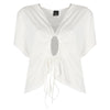 PINKO White Viscose Women Top