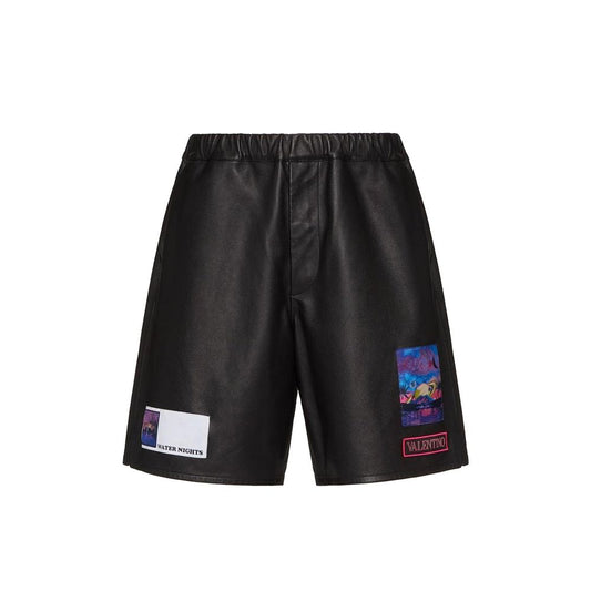 Valentino Leather Shorts