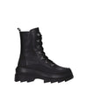 Stuart Weitzman Black Leather Ankle Boots
