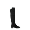 Stuart Weitzman Black Leather Over The Knee