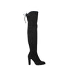 Stuart Weitzman Black Leather Over The Knee