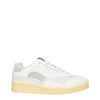 Jil Sander White Leather Low Top Sneakers