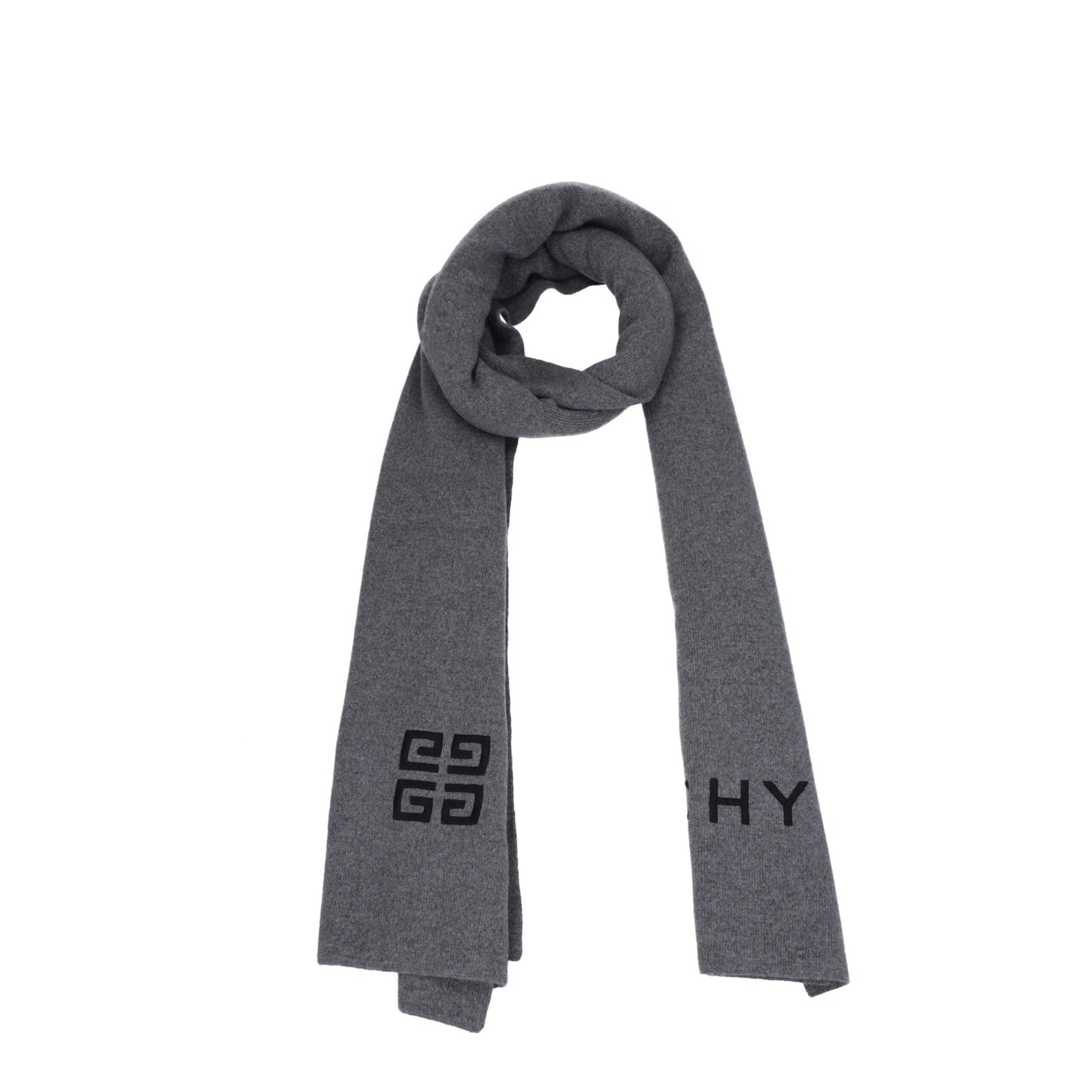 Givenchy Gray Wool Scarf