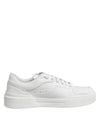 Dolce & Gabbana White Miami Leather Low Top Sneakers Shoes