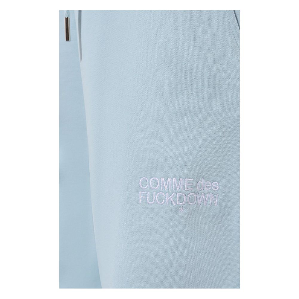 Comme Des Fuckdown Blue Cotton Women Sweatpant