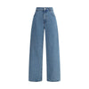 Rohe Blue Cotton Relaxed Fit Jeans
