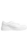 Dolce & Gabbana White Miami Leather Low Top Sneakers Shoes