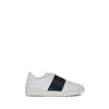 Valentino Garavani White Calf Leather Bos Taurus Low Top Sneakers