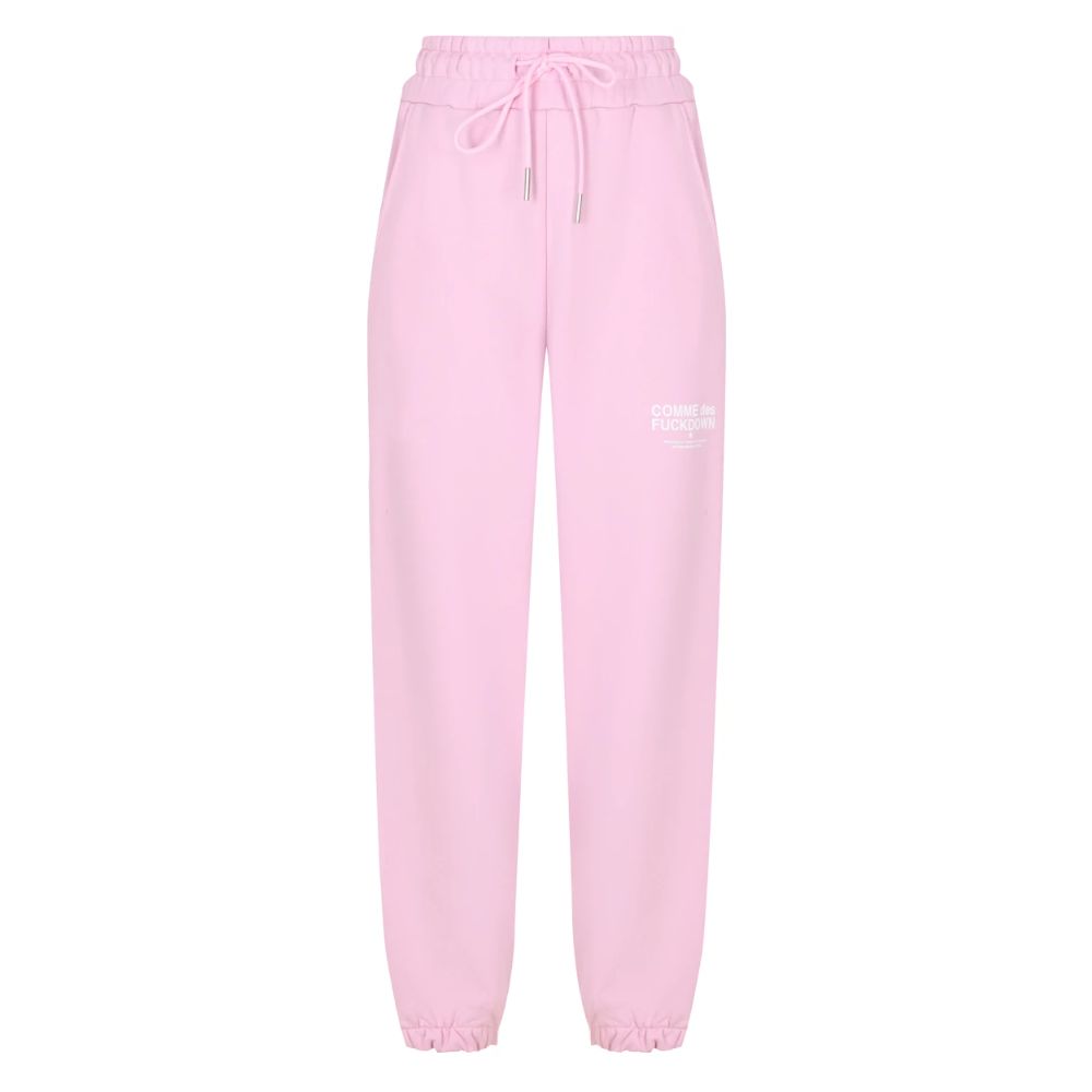 Comme Des Fuckdown Pink Cotton Women Sweatpant