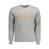 North Sails Gray Cotton Men Sweater