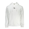 Calvin Klein White Cotton Men's Sweater with Hood