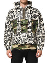 Dolce & Gabbana Multicolor Hooded DGMania Sweatshirt Sweater