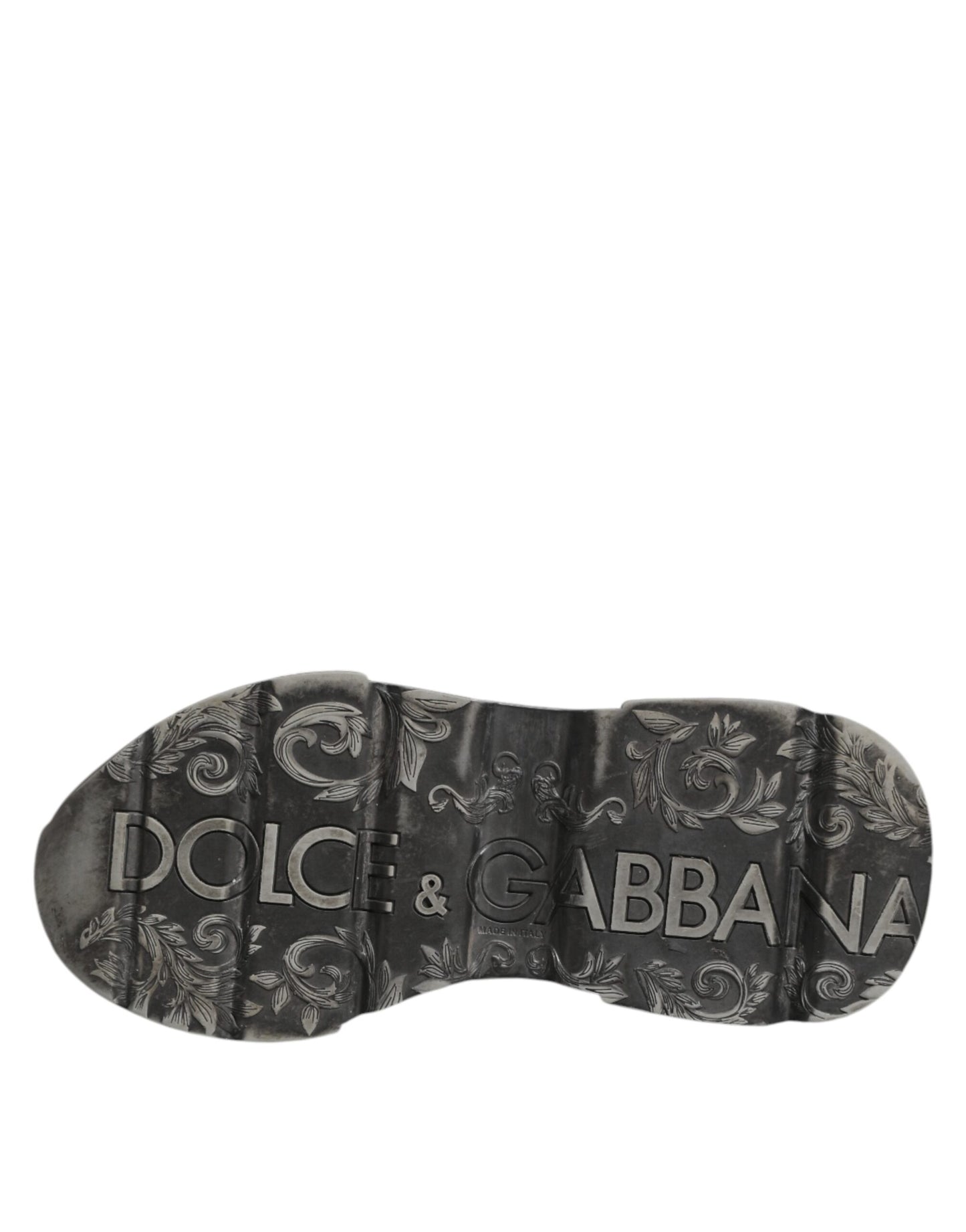 Dolce & Gabbana White Daymaster Leather Low Top Sneakers Shoes