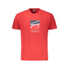 Tricou Tommy Hilfiger roșu din bumbac pentru bărbați