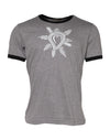 Dolce & Gabbana Gray Sacred Heart Cotton Crew Neck T-shirt