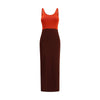 Fendi Multicolor Viscose Casual Dress