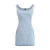 Magda Butrym Light Blue Cotton Casual Dress