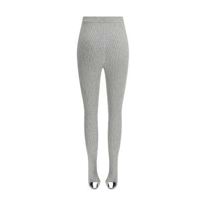 Magda Butrym Gray Linen Leggings