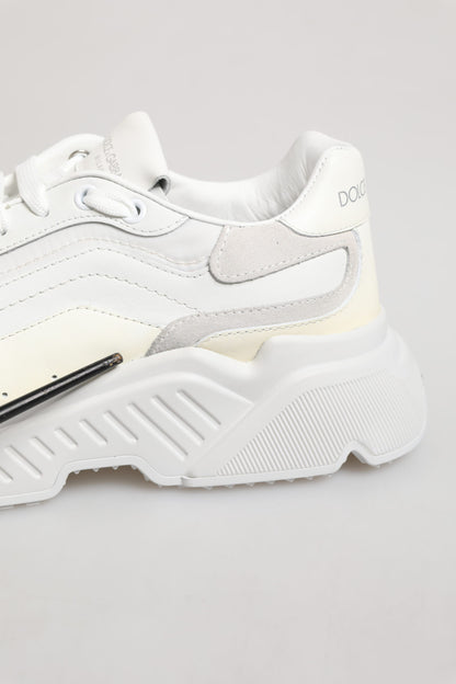 Dolce & Gabbana White Daymaster Low Top Mens Sneakers Shoes