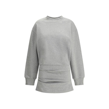 The Attico Gray Cotton Sweatshirt