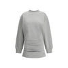The Attico Gray Cotton Sweatshirt