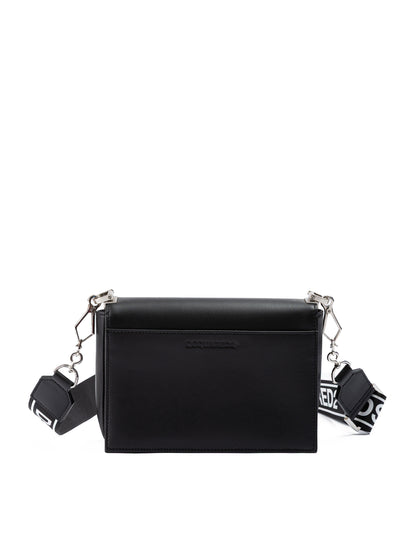 Dsquared² Black Leather Crossbody Bag