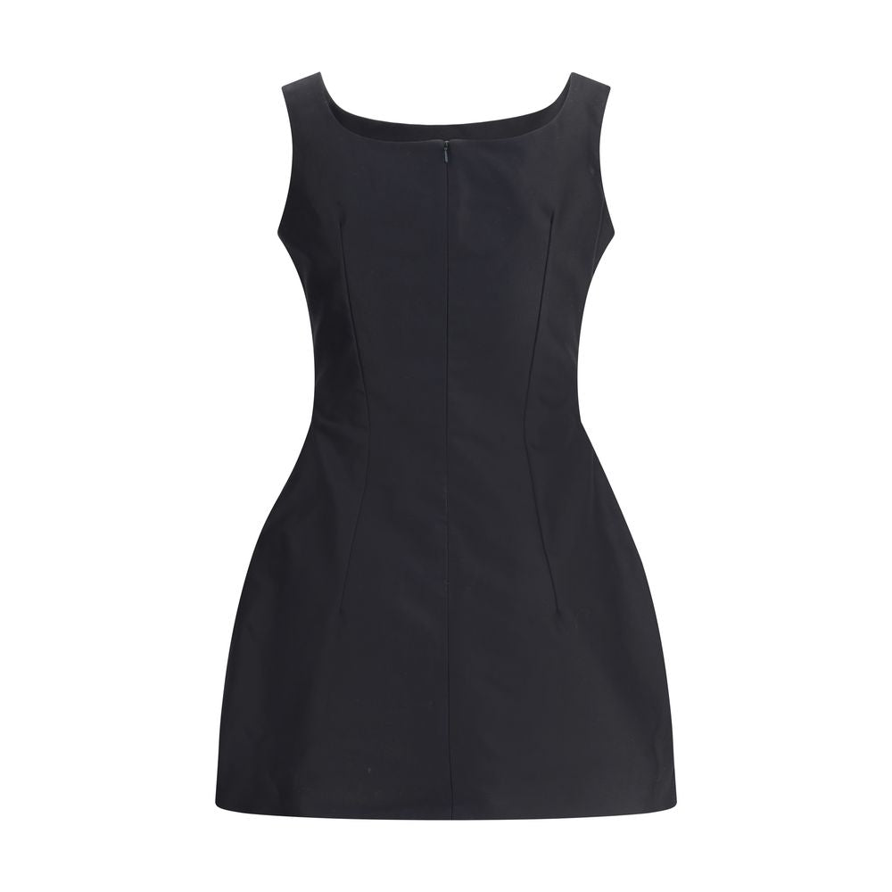 Magda Butrym Black Cotton Cocktail Dress