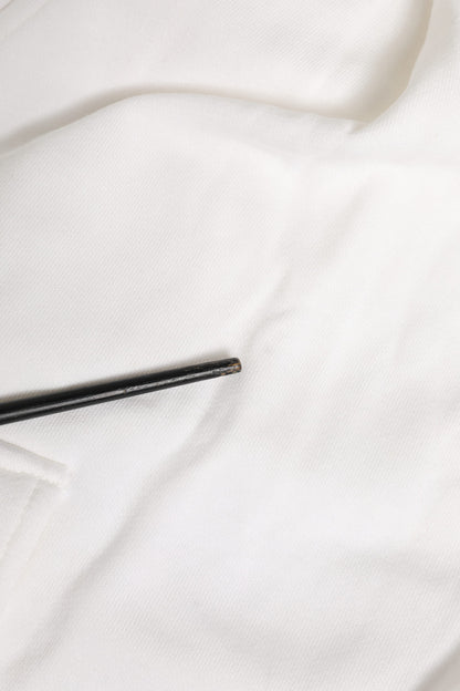 Dolce & Gabbana White Cotton Cargo Bermuda Sweatshorts Shorts