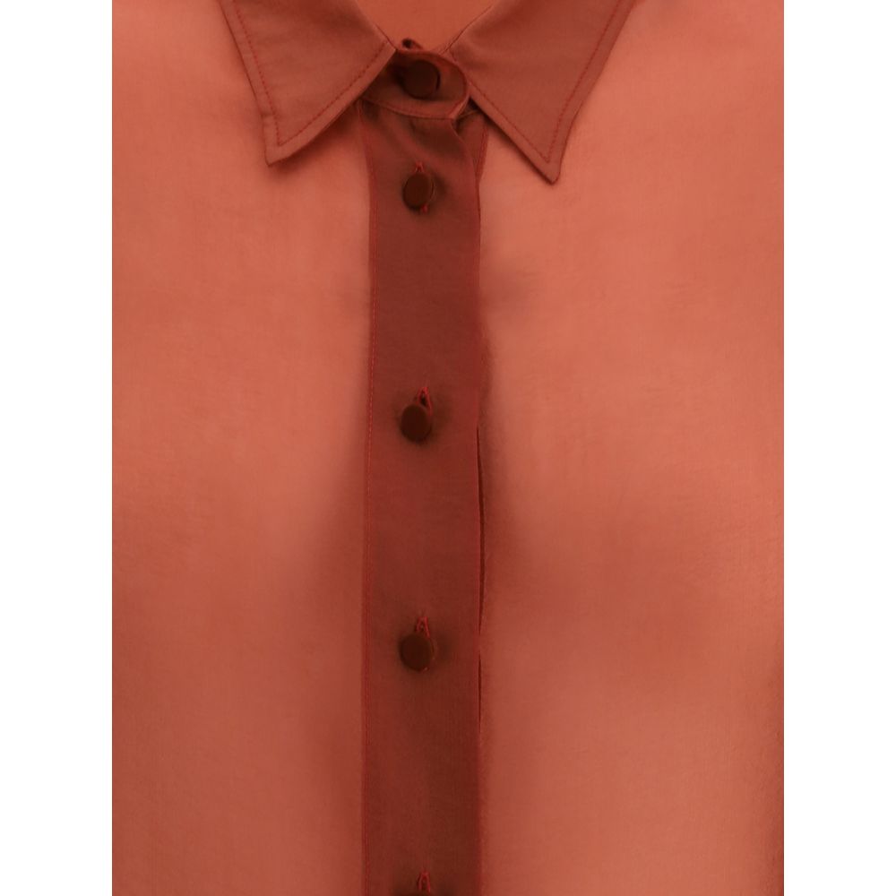 Forte_Forte Orange Copper Dress Shirt